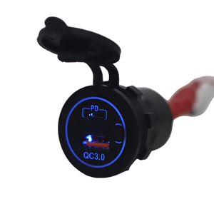 Tùy Chỉnh Phổ Không Thấm Nước 12-24V Cổng <span class=keywords><strong>USB</strong></span> Sạc Nhanh Lõm 12V 24V Ổ Cắm Ổ Cắm Cho Campervan Marine Thuyền 1 Năm - Product Image 4