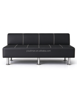 Canapé de salon moderne pour salon de coiffure, banc d'attente pour barbier, chaise longue