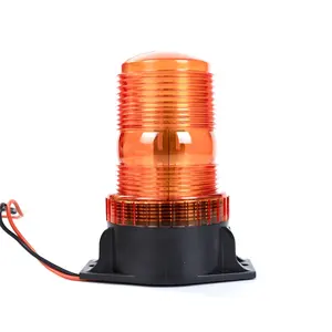 30 LED 15W Round LED Warning Safety Flashing Beacon Lights with Magnetic for Cars Trucks Vehicles