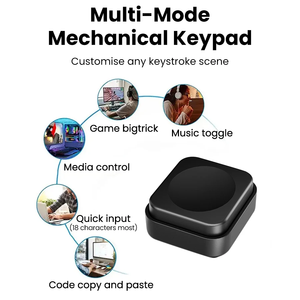 <span class=keywords><strong>Teclado</strong></span> Macro de un Solo Botón USB/BT 2.4G de 3 Modos, Batería de 200 mAh, Botón Personalizable <span class=keywords><strong>para</strong></span> Gamers/Diseñadores/Editores de Video - Product Image 5