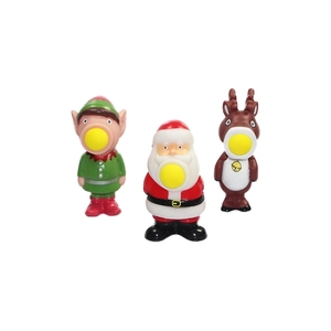 <span class=keywords><strong>Vente</strong></span> flash : Ensemble de lanceurs de balles en EVA en forme de Père Noël animal, jouets lanceurs de balles en vinyle pour Noël, Saint-Valentin, fête, cadeau pour enfants - Product Image 2