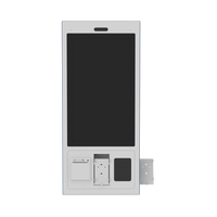 Terminal de Autoservicio Todo en Uno con Android 14, Diseño Compacto, Pantalla Táctil de 24 Pulgadas, Kiosco de Pago POS para Pedidos sin Supervisión