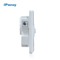 Détecteur de mouvement PIR avec interrupteur tactile et potentiomètre à temporisation, capteur d'occupation portée 5m pour éclairage LED et ventilateur d'extraction