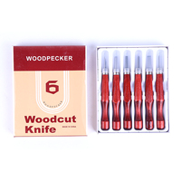 6PCS 10PCS Professionnel SKS7 En Acier Bois Sculpture Sur Bois Ciseaux