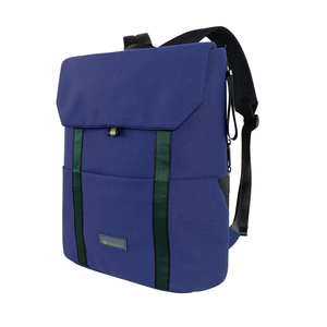 Blue Oxford <b>Laptop</b> <b>Backpack</b> Minimalist Softback Below 24L Water Resistant Unisex Shoulder Straps Solid Color Anti-Theft RFID USB - Product Image 2