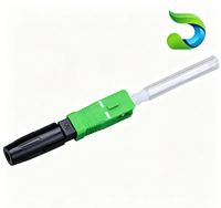 Konektor Sambungan Fusion SC/APC, Konektor Optik Serat Mode Tunggal Pra-Terpasang, Konektor Optik Perakitan Lapangan FTTH