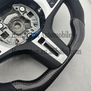 Volant de direction en cuir perforé et fibre de carbone pour BMW Série G M3 G20 G30 G80 M4 G82 M5 CS - Modèles explosifs - Product Image 2