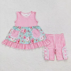Ensemble Tunique à Volants et Pantalon en Soie de Lait Écologique Extensible et Doux pour Bébé Fille – Vente en Gros - Product Image 4