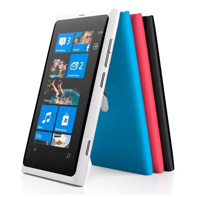 Lumia 800 için fabrika Unlocked orijinal toptan süper ucuz akıllı dokunmatik cep cep telefonu Smartphone