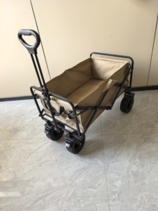 Vente en gros personnalisable OEM portable pliable voiture de pique-nique chariot de camping en plein air à rouleau et à poussée manuelle - Product Image 3
