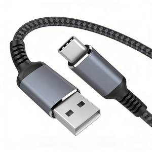 Câble USB vers C, câble de type C, charge rapide 3A, cordon USB-C, fabrication sur mesure, 1m 2m 3m, câble de chargeur de téléphone portable en nylon tressé, câble USB C - Product Image 1