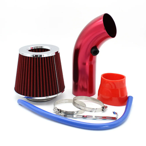Kit d'admission d'air en aluminium à grande capacité pour automobile, avec filtre à air et tuyau d'admission, 1 ensemble - Product Image 4