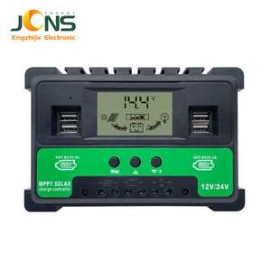 Nhà máy trong kho MPPT năng lượng mặt trời điều khiển 12V 24V 30a-100a tự động sạc thông minh quy định cho PV <span class=keywords><strong>LED</strong></span> hệ thống ánh sáng đường phố - Product Image 1