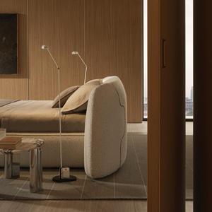 <span class=keywords><strong>Lit</strong></span> Laoqian légèrement luxueux, style moderne minimaliste, villa, grand appartement, chambre principale, <span class=keywords><strong>lit</strong></span> double haut de gamme - Product Image 3