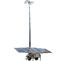 Antenne mobile à bas prix Tour de mât télescopique LED Antenne Mât télescopique pneumatique