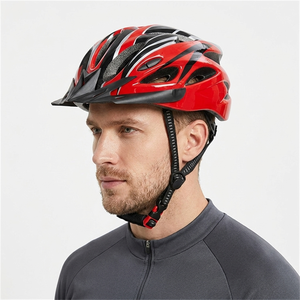 <span class=keywords><strong>Casco</strong></span> de bicicleta brillante unisex PC In-Mold Stock de buena calidad para ciclismo <span class=keywords><strong>MTB</strong></span> y bicicleta para hombre Material plástico - Product Image 2