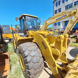 Cargadora frontal Cat 980G usada de alta calidad, original de Japón, potente sistema hidráulico, cargadora de ruedas Caterpillar Cat 980G en venta - Product Image 3