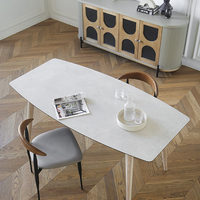 Ensemble table et chaises de restaurant en marbre moderne BILIDO pour usage commercial hôtelier et cuisine