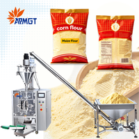 Machine d'emballage entièrement automatique 100g-500g-1kg-5kg farine maïs blé, verticale VFFS, sachet coussin pour poudre