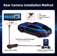 Lecteur DVD universel pour voiture Plug & Play, écran tactile IPS 10,25 pouces, 4G WiFi, Bluetooth, radio FM pour tous les véhicules