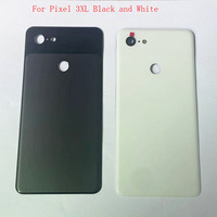 Prix usine boîtier de téléphone portable en gros pour Google pixel 3XL coque de couverture en verre arrière noir et blanc