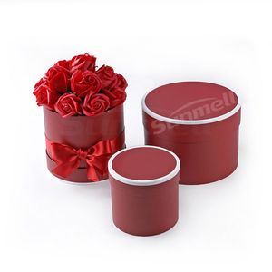 Manufacturer Velvet <strong>Flower</strong> Packaging Box <strong>Flower</strong> Box With Logo Custom Printed Round <strong>Boxes</strong> for <strong>Flowers</strong> - Product Image 5