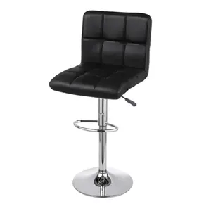 modern fashion office swivel stool with lift stairs salon equipment Pu leather seats metal frame sillas para bar chairs