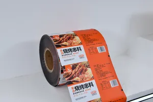 Pembungkus makanan plastik kustom pembungkus PVC bungkus segar penutup pembungkus makanan kelas plastik rol Film produsen