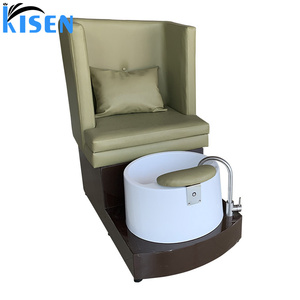 Sillón de Pedicura Eléctrico Reclinable de Lujo Moderno Kisen Furniture, Resistente a la Acetona, con Masaje, para Salón de Belleza y Spa - Product Image 6