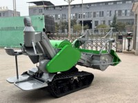 Moissonneuse-batteuse pour blé et riz, mini-moissonneuse-batteuse compacte pour riz et blé