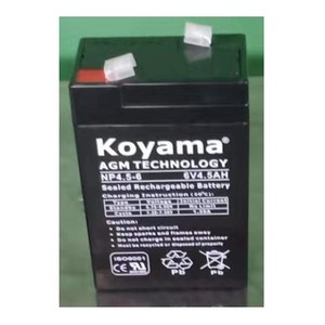 UPSバッテリー 6V 4.5AH ポータブル充電式バッテリー - Product Image 1