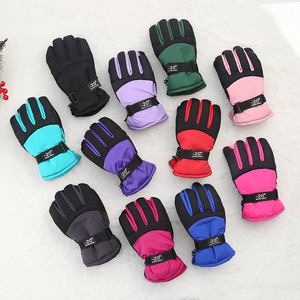 Guantes de esquí Autonomy para niños, deportes de invierno al aire libre, impermeables, cálidos y gruesos con diseño antideslizante - Product Image 1