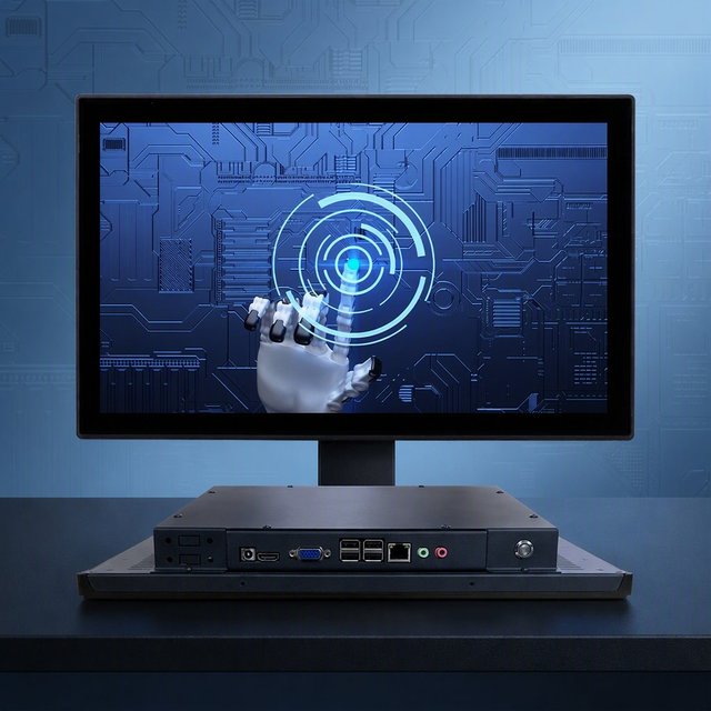 New Popular Style 43 Inch LCD Industrial Monitor Wall Mount USB Capacitive Touch Screen 4:3 15-43 Inch for Business