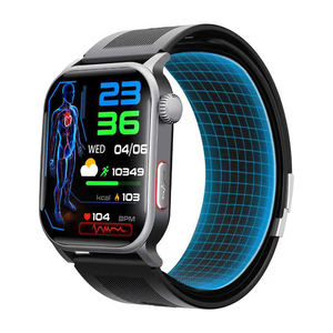 Montre connectée de santé F540 avec pompe à air, tensiomètre, ECG, quatre canaux PPG, test EDA, examen physique micro en un clic pour tous les sexes - Product Image 4