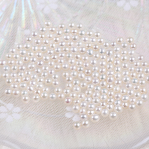 Perles rondes en vrac de qualité AA de 3,5 à 4 mm, perles naturelles d'<span class=keywords><strong>eau</strong></span> douce - Product Image 4