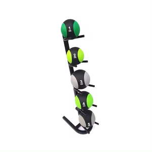 专业单面5层运动瑜伽普拉提药球储物架树架厂家批发可调长凳 - Product Image 2