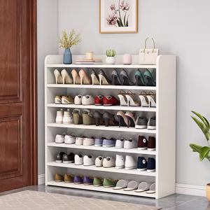 Meuble d'intérieur Meuble de rangement pour <span class=keywords><strong>chaussures</strong></span> Banc avec design moderne multicouche Armoire à <span class=keywords><strong>chaussures</strong></span> en bois - Product Image 5