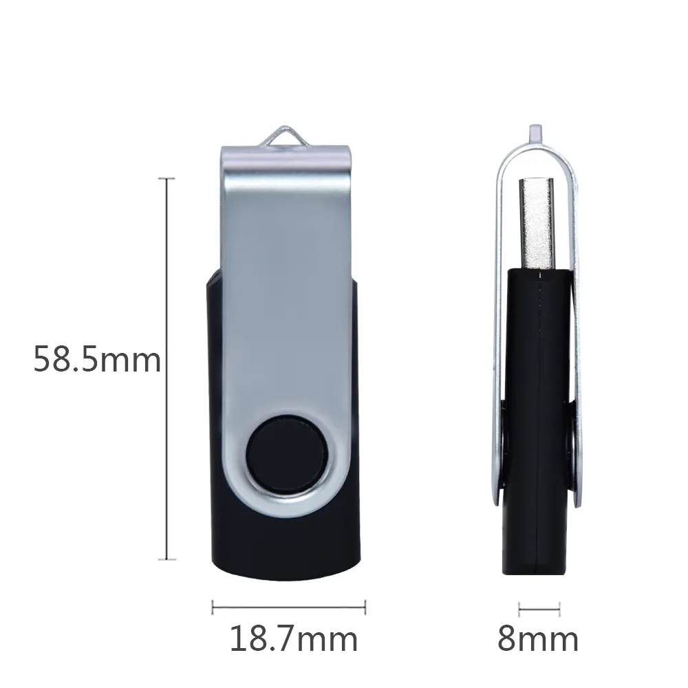 High Quality Mini Metal Pen Drive 64GB 32GB Cle Usb Flash Drive Pendrive 16GB 8GB 4GB Memory usb Stick