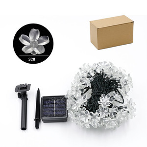 Dây Đèn Năng Lượng Mặt Trời Hoa Anh Đào Đèn Sân Vườn Năng Lượng Mặt Trời 8 Chế Độ Chống Nước Ngoài Trời Tiệc Cưới Giáng Sinh Ngày Lễ - Product Image 4