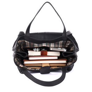 Eco Friendly Designer Leather Handbag for Women with Zipper Closure Soft Texture and Large Capacity Storage Available For Sale - Product Image 3