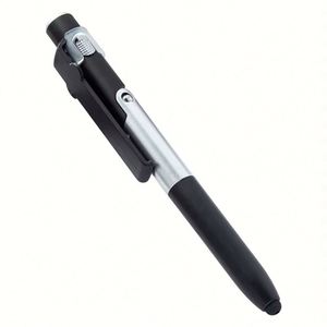 Multifunctional Ballpoint Pen with <b>LED</b> Light Touchscreen Foldable Phone Stand Custom Logo Plastic <b>LED</b> Pen - Product Image 4