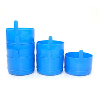 Bouchon standard 55 mm pour bidon de 5 gallons (18,9 L/20 L), sans BPA, en plastique LDPE 100 % vierge, pour préforme PET de bouteille d'eau minérale