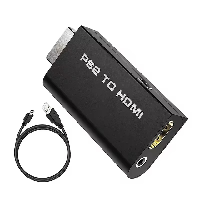 Converter PS2 to HDMI Video Converter Adapter Adaptor 1080P PS2 HDMI Adapter