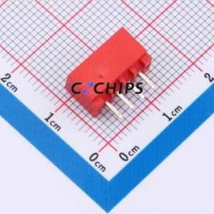 BX-HA2.54-4PZZ-R Wire-to-Board Pin Header Through hole Component (THT),P=2.5mm Connector 1x4P 2.5mm Through Hole XHB - Product Image 2