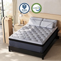 Matelas hybride de soutien de 14 pouces, matelas de qualité supérieure, matelas en mousse à ressorts ensachés individuels, matelas double, queen, king, en boîte