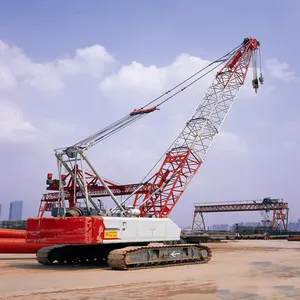 China Top Brand 80 Ton QUY80 Lattice Boom Crane on Track