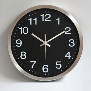 Quickly Create Exclusive Custom Corporate Logo <b>Silent</b> <b>Wall</b> <b>Clocks</b> in Multiple Sizes and Colors for Holiday Gifts - Product Image 4