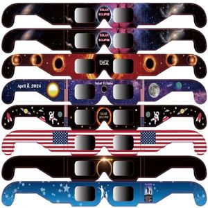 Solar Eclipse Glasses Customized Design Eclipse Viewing 3D Paper Glasses - Product Image 1