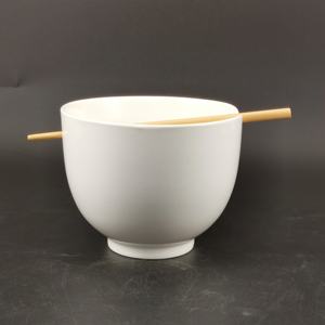 Bol réutilisable japonais en céramique deep, ramen avec baguettes, vente en gros, usine, - Product Image 2