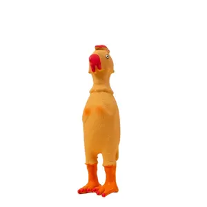 Lattice esplosivo suono urlante di pollo in grande cane morso resistente pet giocattoli all'ingrosso